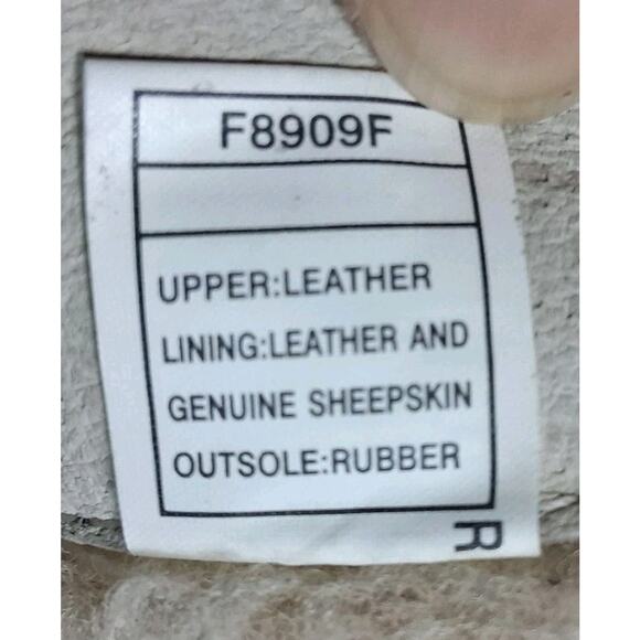 UGG Australia Gisella Brown Suede Wedge Boots With Buckle Sterling Lined Size 10 - Picture 8 of 9